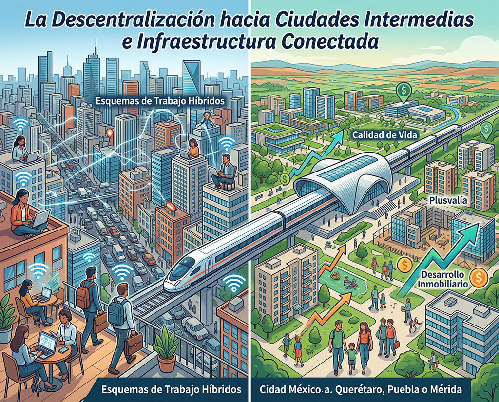 El Gran "Trending Topic" del Desarrollo Inmobiliario en México: La Descentralización hacia Ciudades Intermedias e Infraestructura Conectada